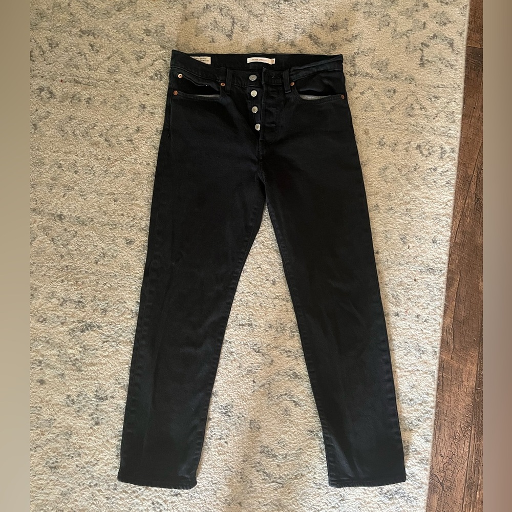 Levi's Black High Rise Jeans Slim Fit
